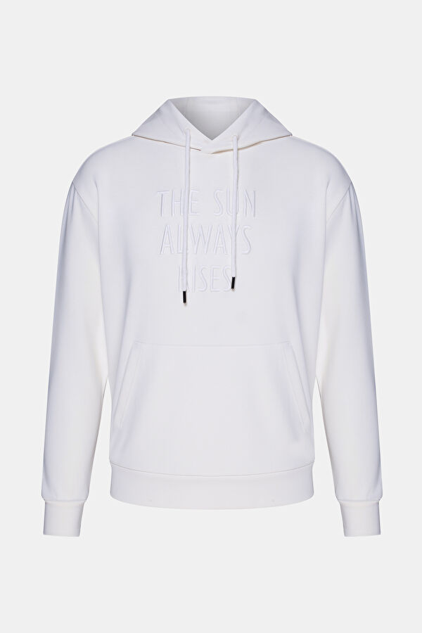 EKRU UZUN KOLLU SWEATSHİRT 4