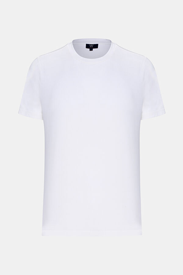 EKRU KISA KOLLU T-SHIRT