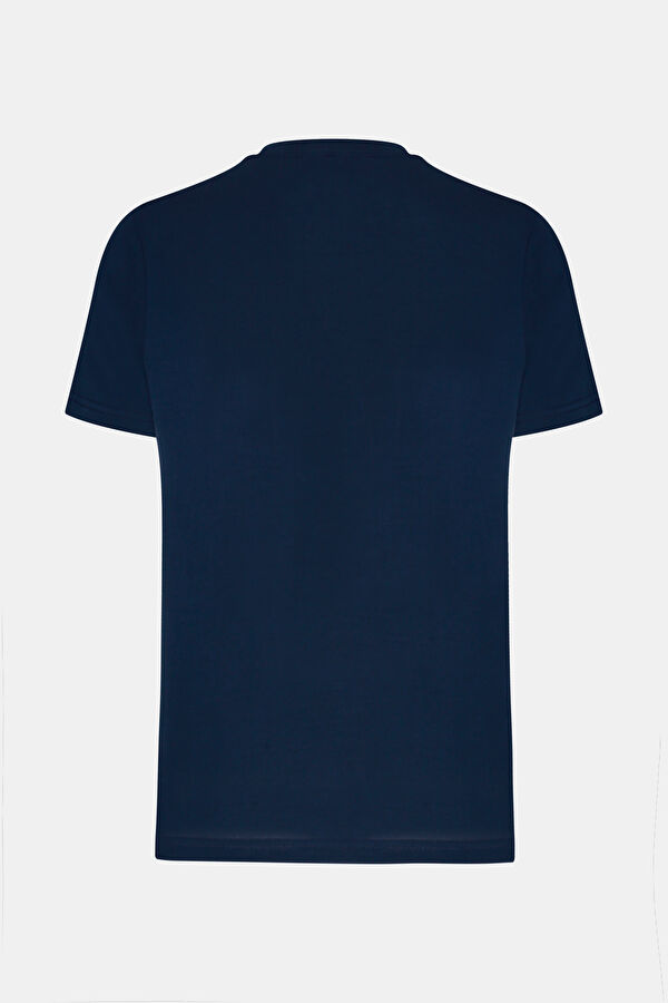LACİVERT KISA KOLLU T-SHIRT 2