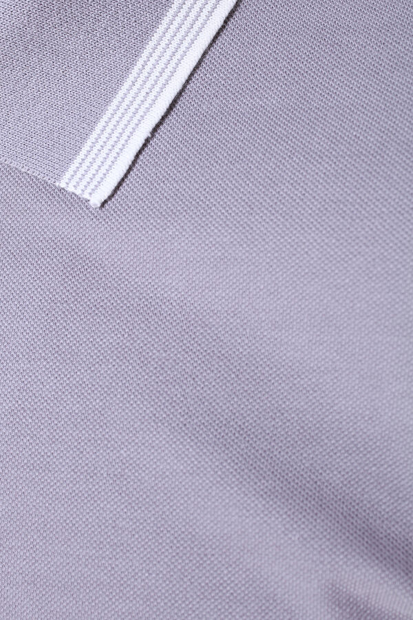 AÇIK GRİ POLO YAKA KISA KOLLU T-SHIRT 3