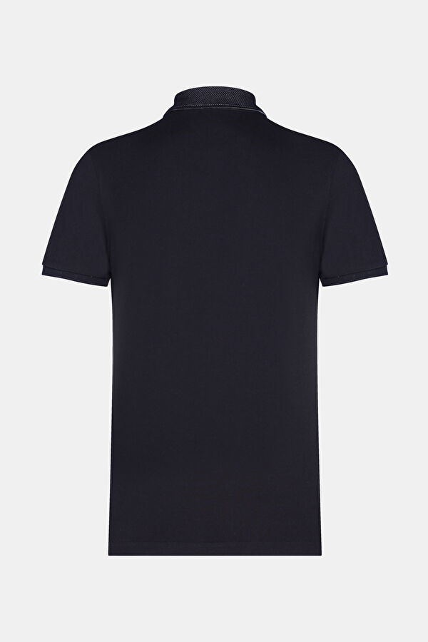 SİYAH POLO YAKA KISA KOLLU T-SHIRT 2