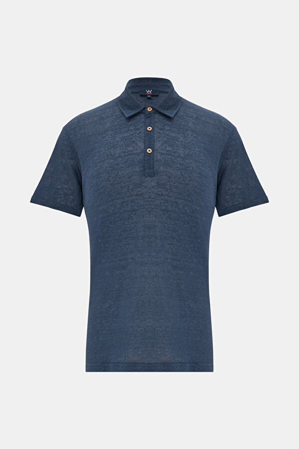 LACİVERT POLO YAKA T-SHIRT