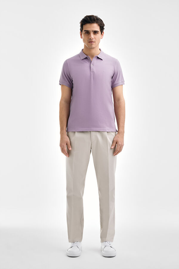 LİLA POLO YAKA T-SHIRT 2