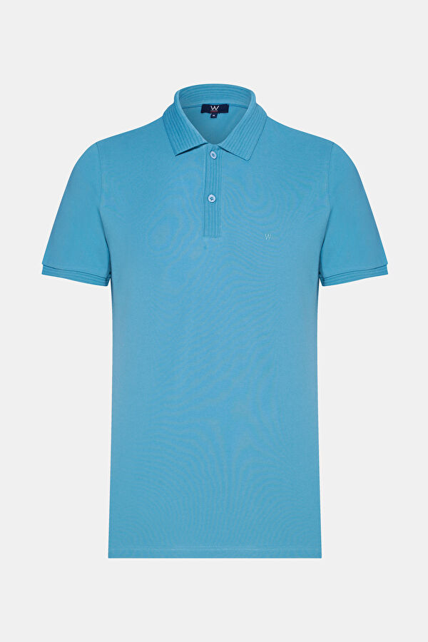 TURKUAZ POLO YAKA T-SHIRT