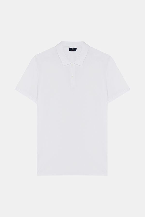 BEYAZ POLO YAKA T-SHIRT