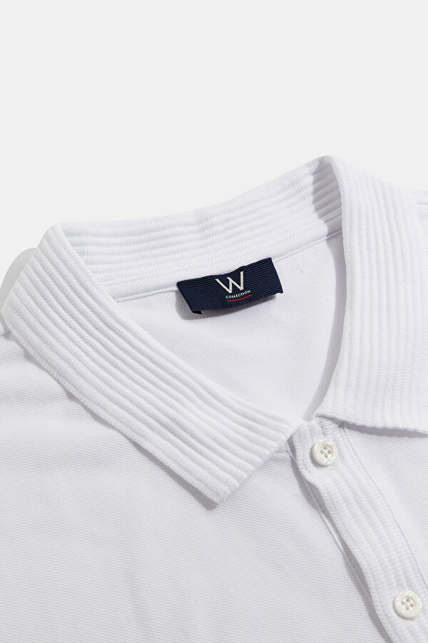 BEYAZ POLO YAKA T-SHIRT 3