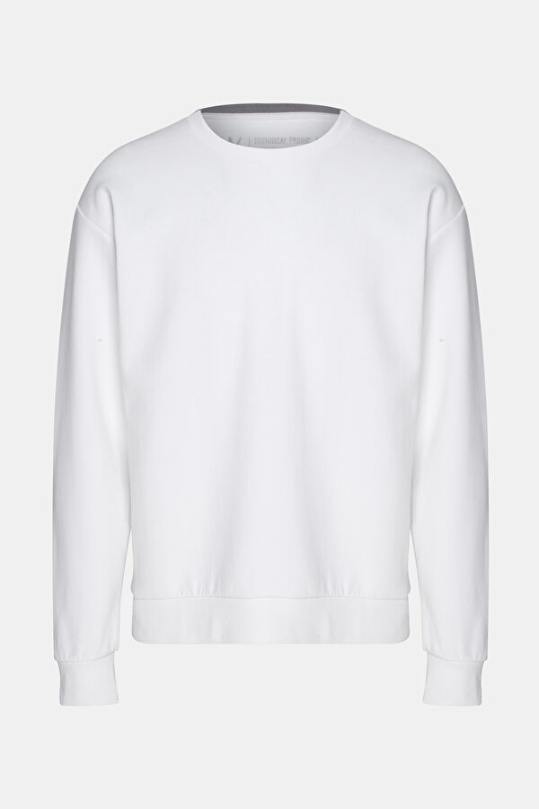 EKRU BİSİKLET YAKA SWEATSHIRT 4