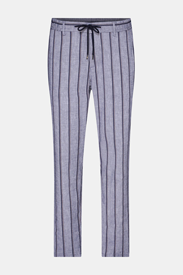 LACİVERT BORU PAÇA SPOR PANTOLON 4
