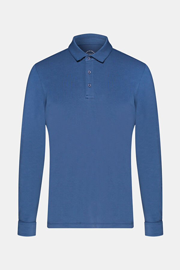 MAVİ UZUN KOLLU SWEATSHIRT