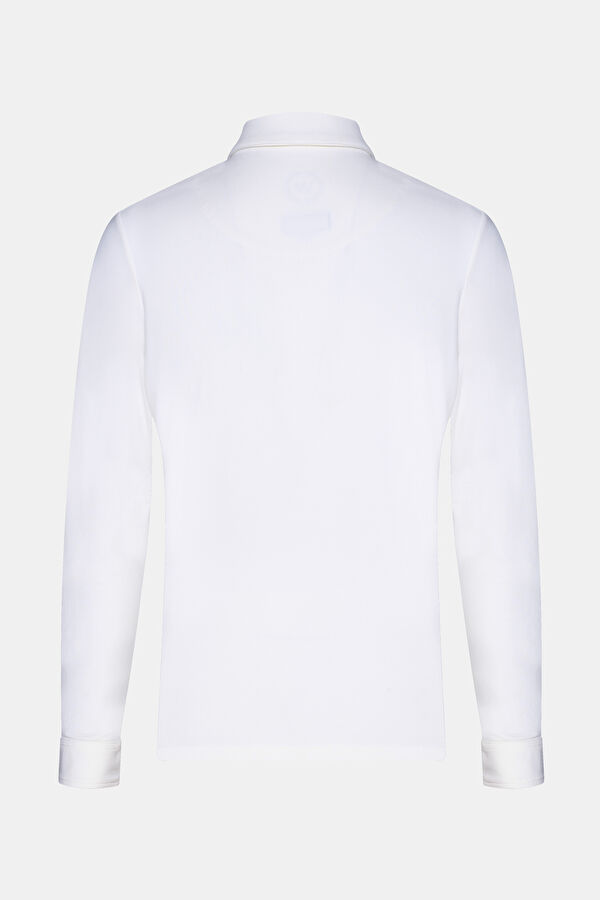 EKRU UZUN KOLLU SWEATSHIRT 2