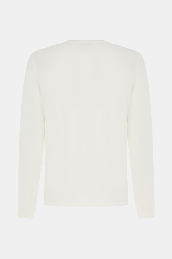 EKRU BİSİKLET YAKA UZUN KOLLU SWEATSHIRT 3