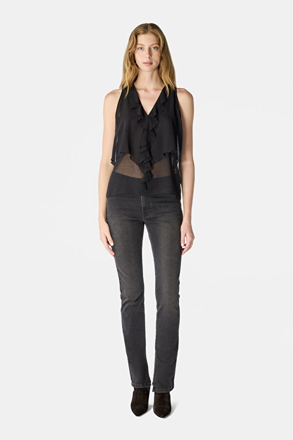 SİYAH STRAIGHT JEAN PANTOLON