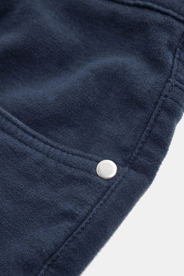 LACİVERT BORU PAÇA SPOR PANTOLON 4