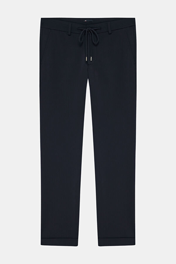 LACİVERT BORU PAÇA CASUAL SPOR PANTOLON