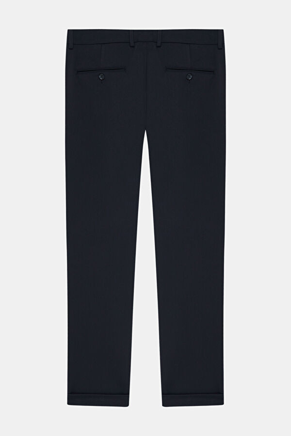 LACİVERT BORU PAÇA CASUAL SPOR PANTOLON 2