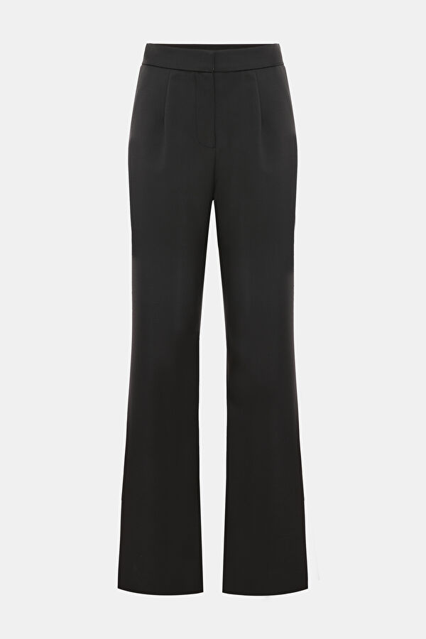 SİYAH WIDE LEG PANTOLON 4