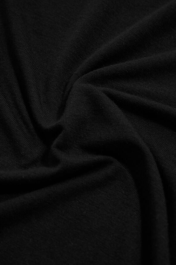 SİYAH BİSİKLET YAKA UZUN KOLLU SWEATSHIRT 4