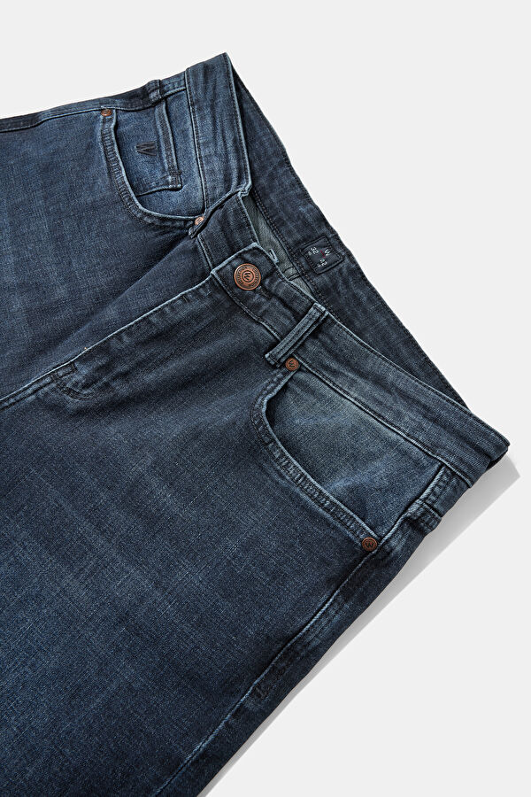 REGULAR LACİVERT JEAN PANTOLON 3