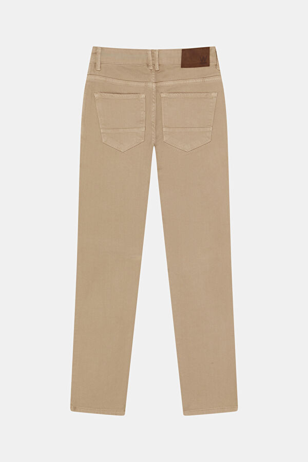SLIM BEJ JEAN PANTOLON 2