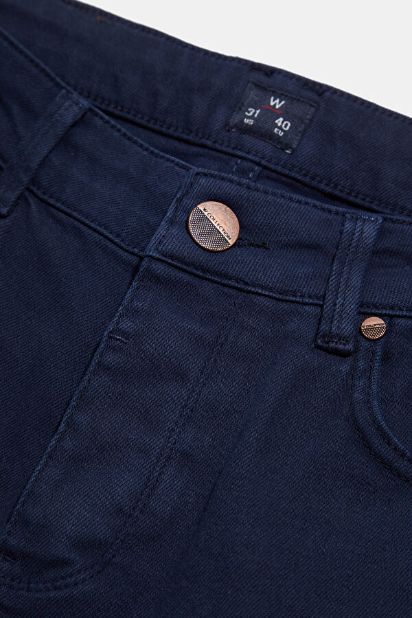 SLIM LACİVERT JEAN PANTOLON 3