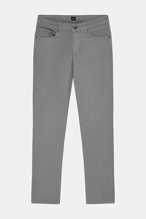 SLIM GRI JEAN PANTOLON