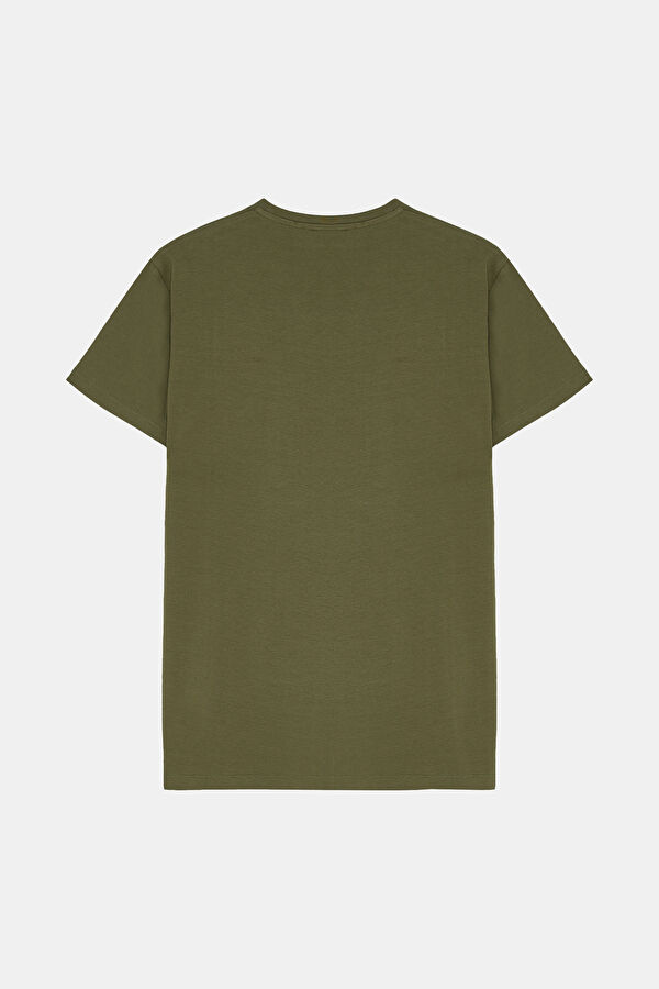 YEŞİL BİSİKLET YAKA T-SHIRT 2