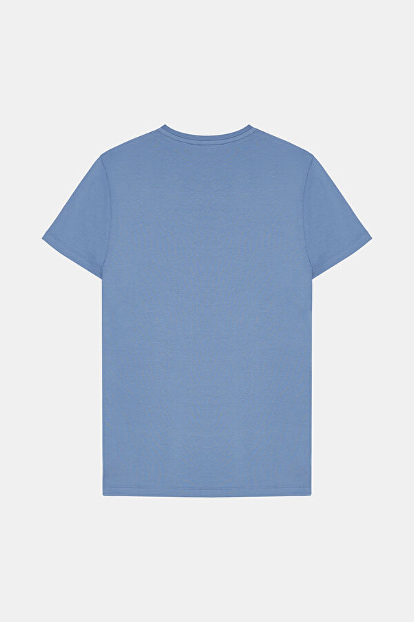 MAVİ BİSİKLET YAKA T-SHIRT 2