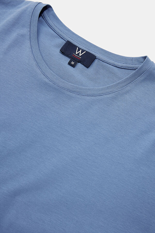 MAVİ BİSİKLET YAKA T-SHIRT 3