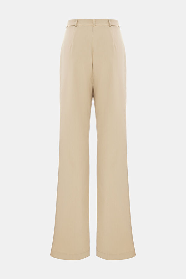 BEJ WIDE LEG PANTOLON 2