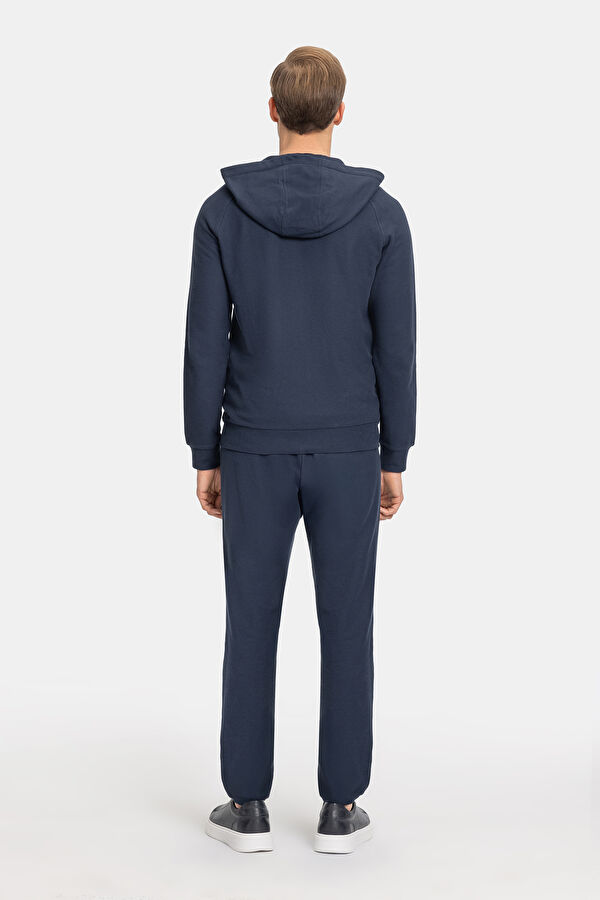LACİVERT BİSİKLET YAKA UZUN KOLLU SWEATSHIRT 2