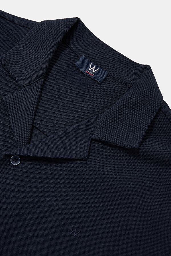 LACİVERT POLO YAKA T-SHİRT 3