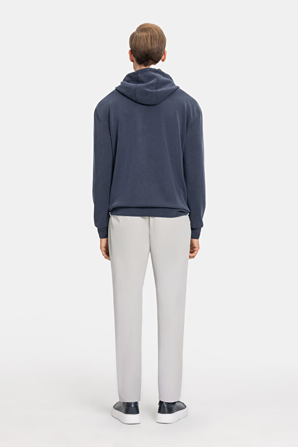 LACİVERT BİSİKLET YAKA UZUN KOLLU SWEATSHIRT 4