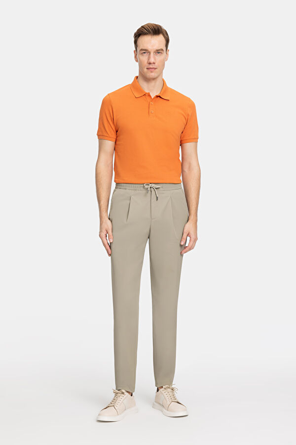 TURUNCU POLO YAKA T-SHIRT
