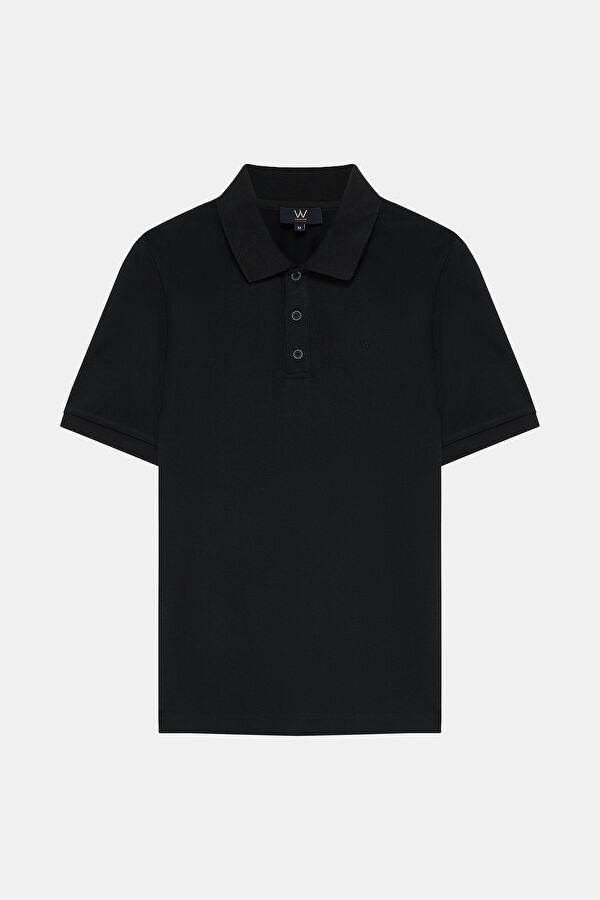 SİYAH POLO YAKA T-SHIRT