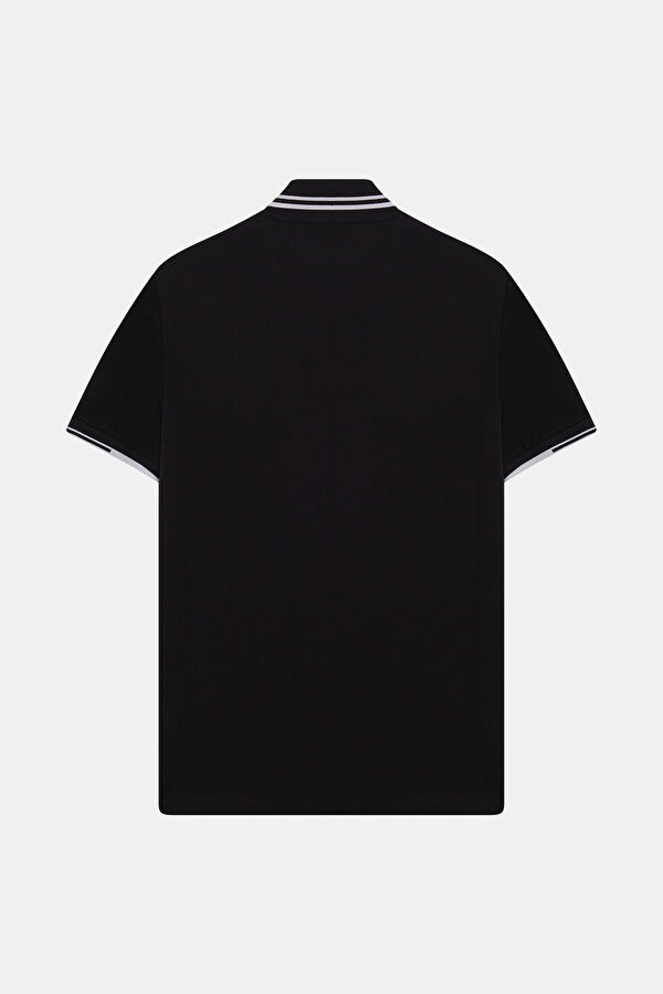 SİYAH POLO YAKA T-SHIRT 2