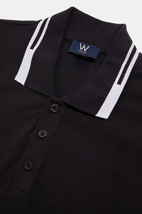 SİYAH POLO YAKA T-SHIRT 3