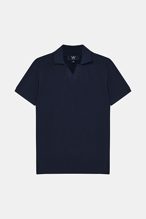 LACİVERT POLO YAKA T-SHİRT