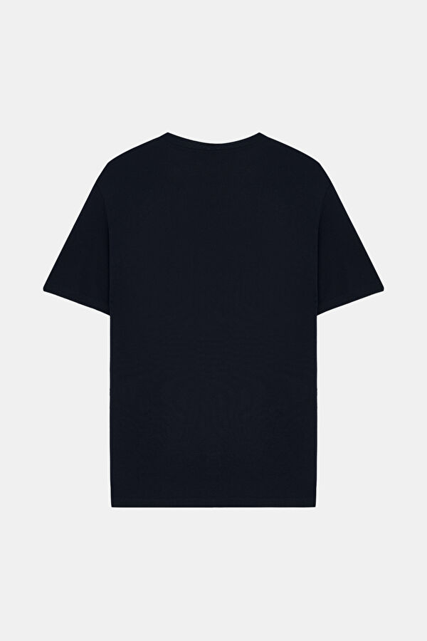 LACİVERT BİSİKLET YAKA T-SHIRT 2
