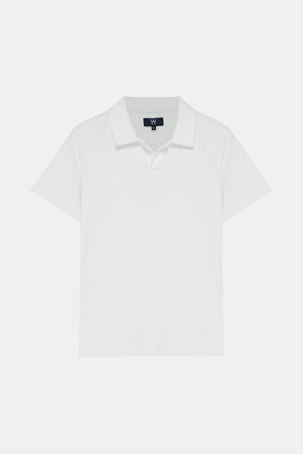 BEYAZ POLO YAKA T-SHIRT