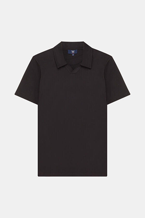 SİYAH POLO YAKA T-SHIRT