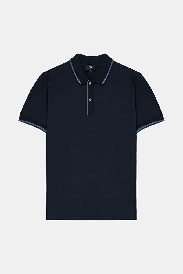 LACİVERT POLO YAKA T-SHIRT