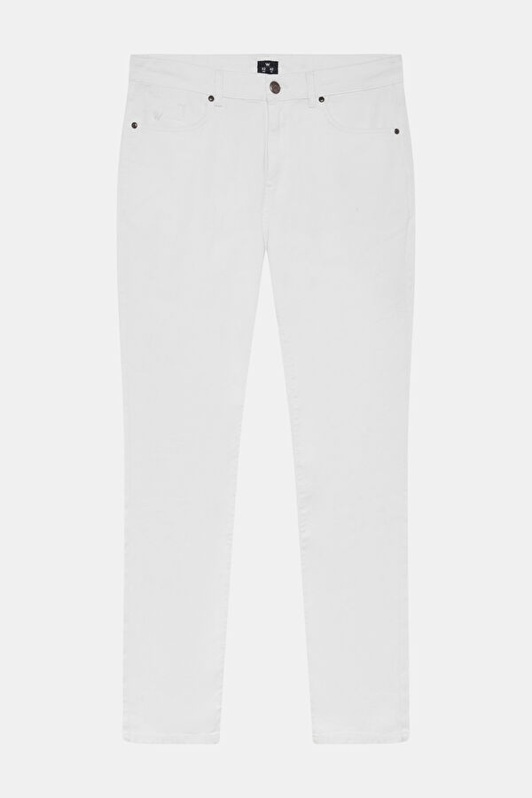 REGULAR BEYAZ JEAN PANTOLON 3