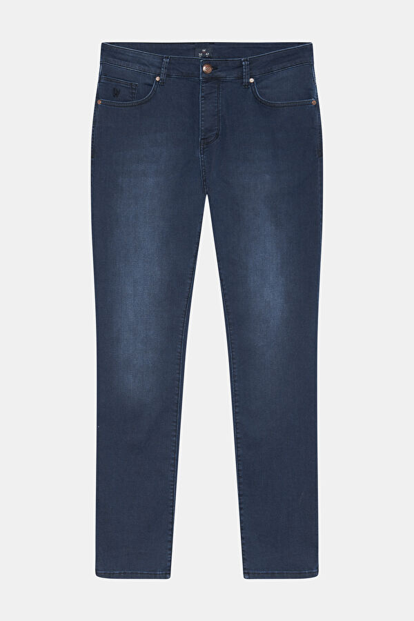 SLIM LACİVERT JEAN PANTOLON 3