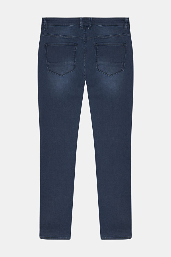 SLIM LACİVERT JEAN PANTOLON 4