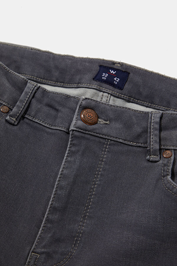 REGULAR GRİ JEAN PANTOLON 4