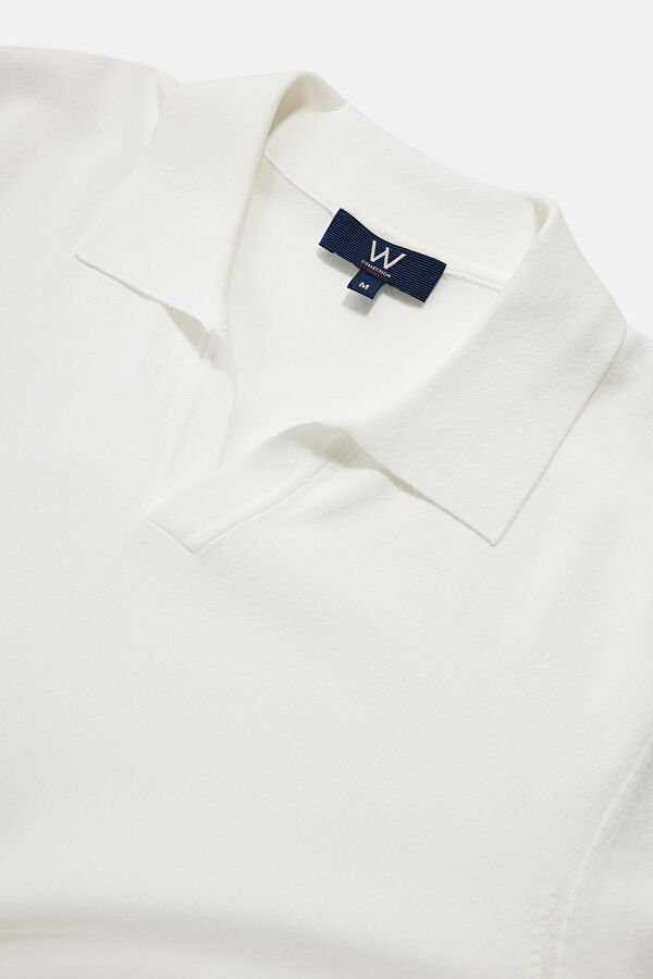 EKRU POLO YAKA T-SHIRT 3