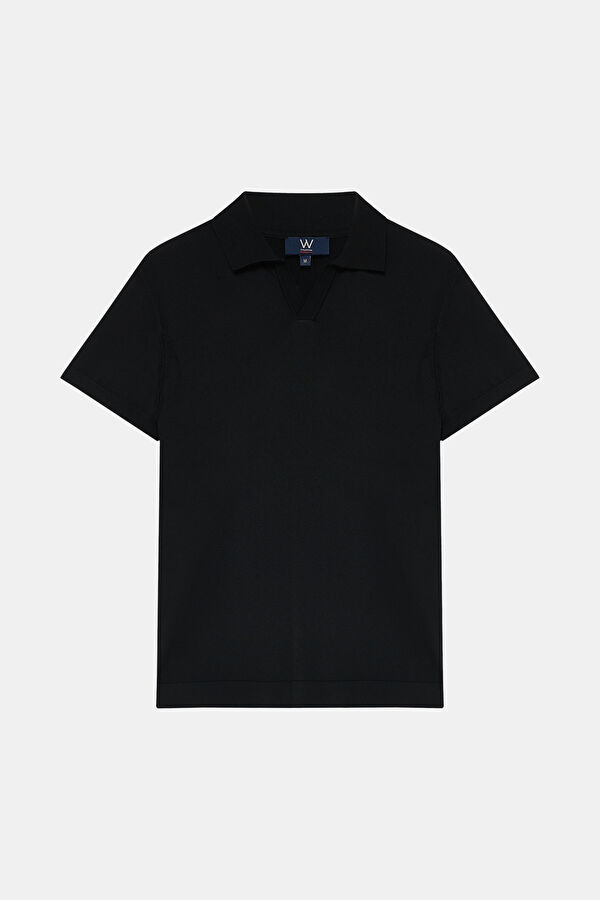 SİYAH POLO YAKA T-SHIRT
