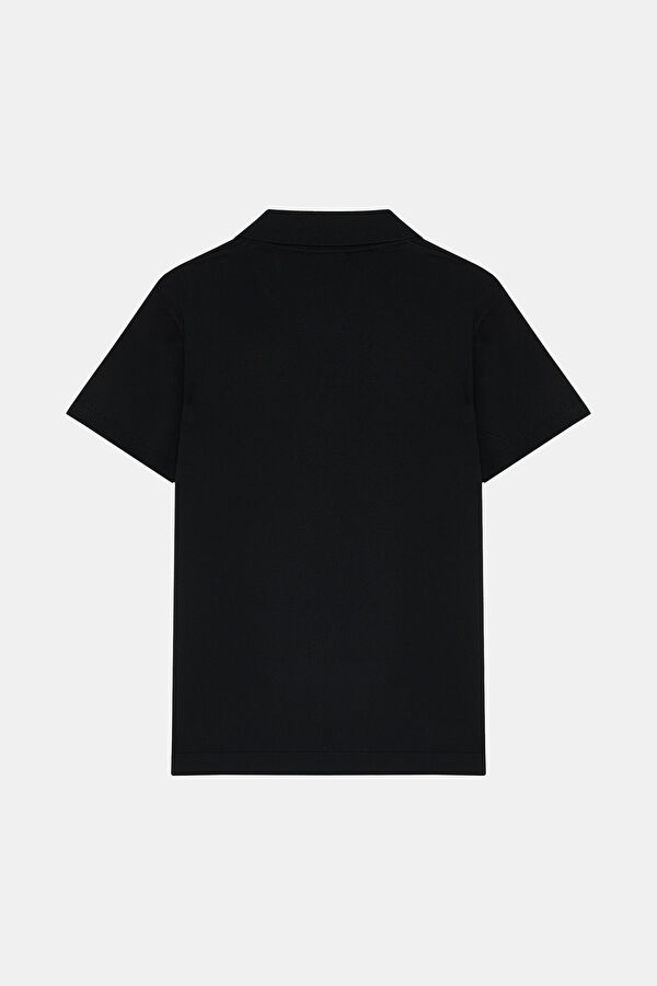 SİYAH POLO YAKA T-SHIRT 2