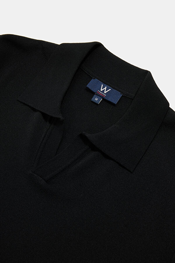 SİYAH POLO YAKA T-SHIRT 3