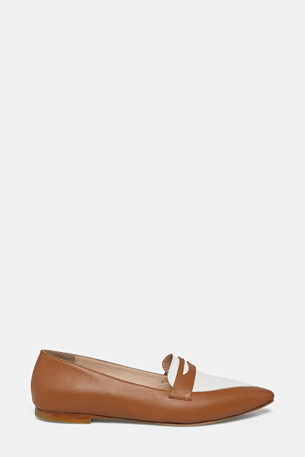 DERİ SİVRİ BURUN LOAFER